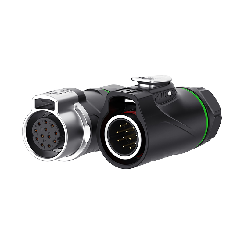 PLG20 12芯5A对接套装半金属焊接正装