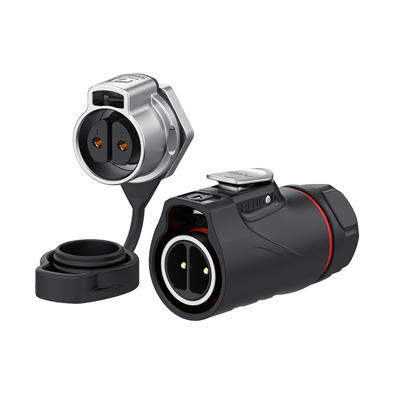 PLG20 2芯20A单孔面板套装半金属焊接正装