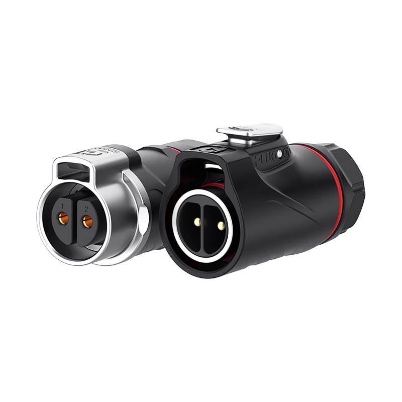 PLG20 2芯30A对接套装半金属焊接正装