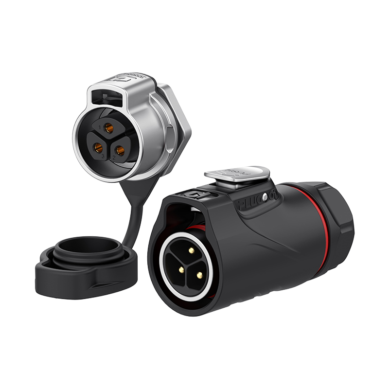 PLG20 3芯20A单孔面板套装半金属焊接正装