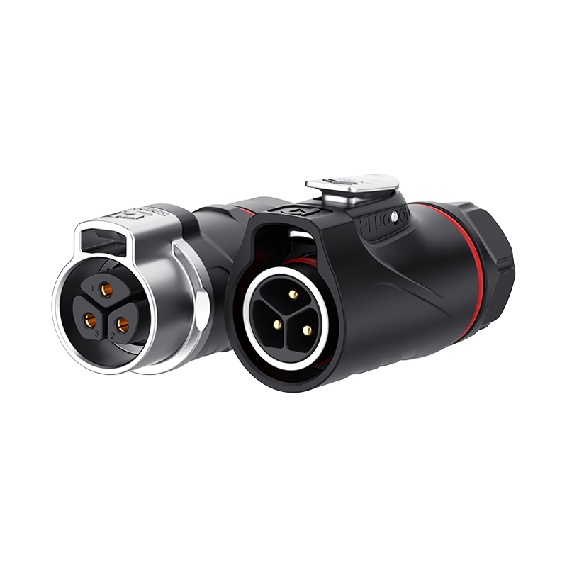 PLG20 3芯20A对接套装半金属焊接正装