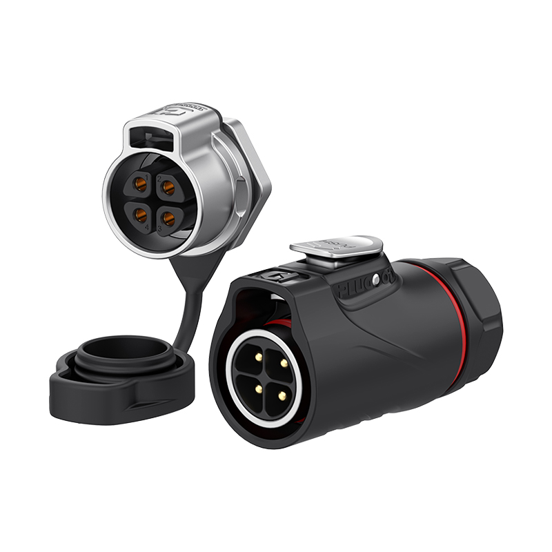 PLG20 4芯20A单孔面板套装半金属焊接正装