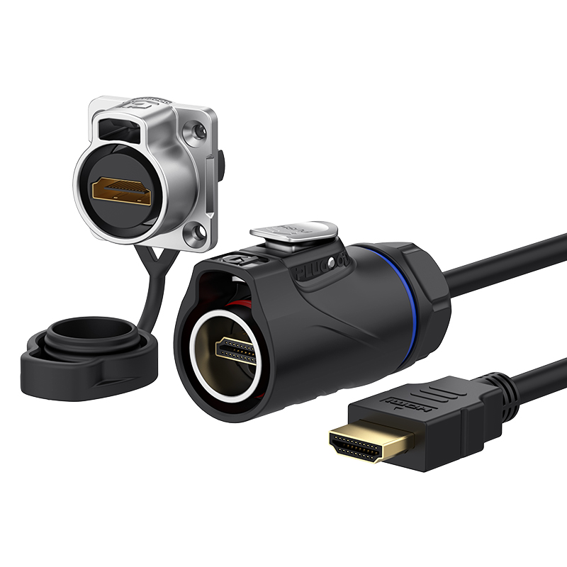 PLG20 HDMI 四孔法兰套装半金属正装