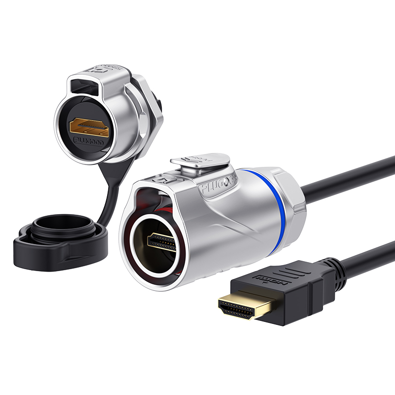 PLG20 HDMI 单孔面板套装全金属正装