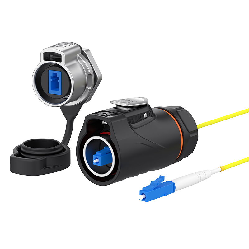 PLG20光纤 单模单纤 单孔面板套装半金属正装