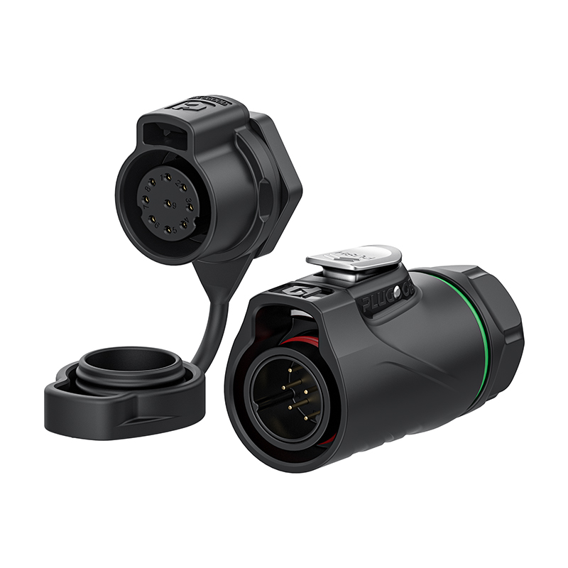 PLG20 9芯5A单孔面板套装全塑胶焊接正装