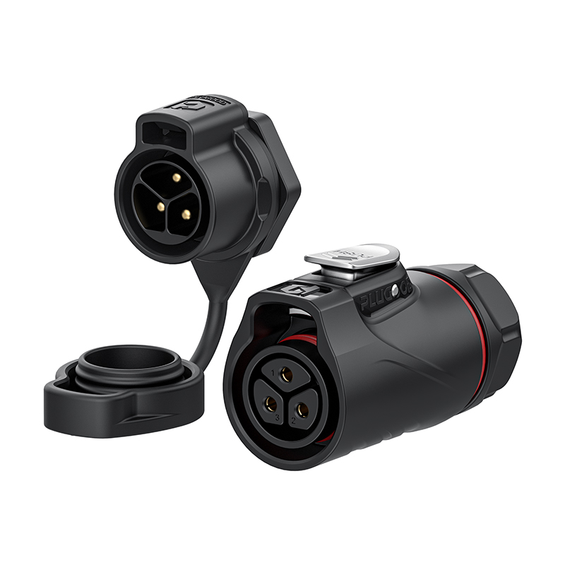 PLG20 3芯20A单孔面板套装全塑胶焊接反装