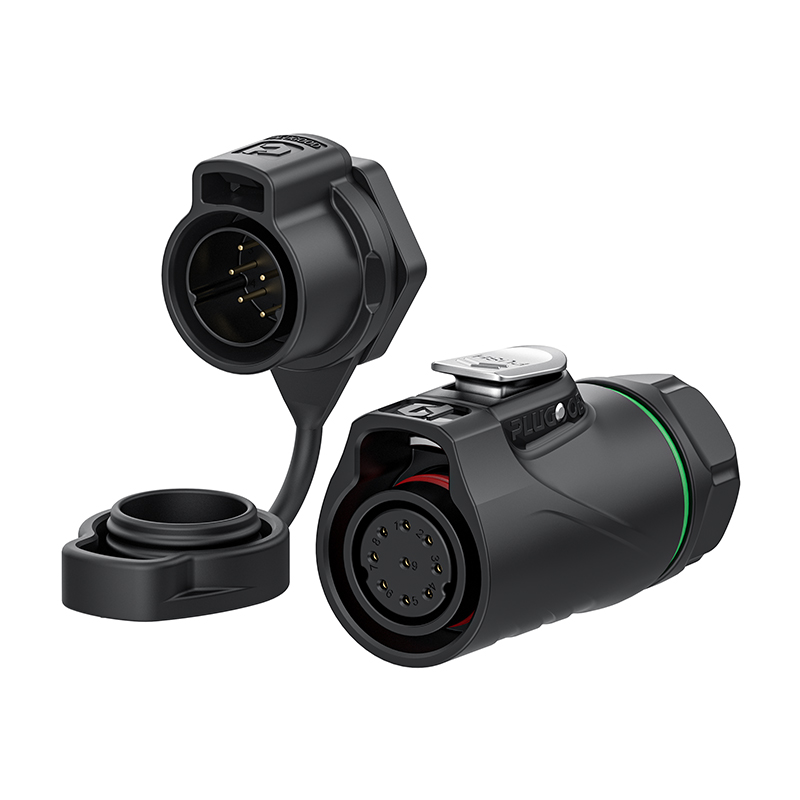 PLG20 9芯5A单孔面板套装全塑胶焊接反装