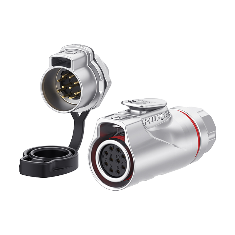 PLG14 10芯3A单孔面板套装全金属焊接反装