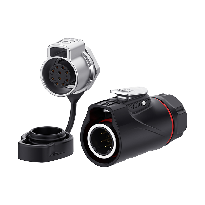 PLG16 10芯5A单孔面板套装半金属焊接正装