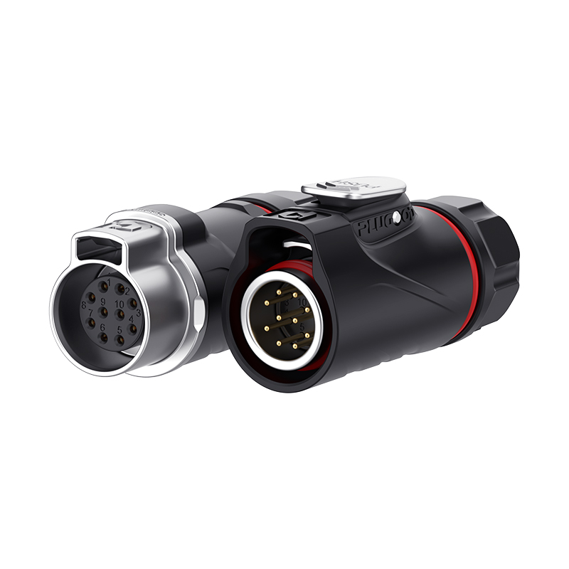 PLG14 10芯3A对接套装半金属焊接正装