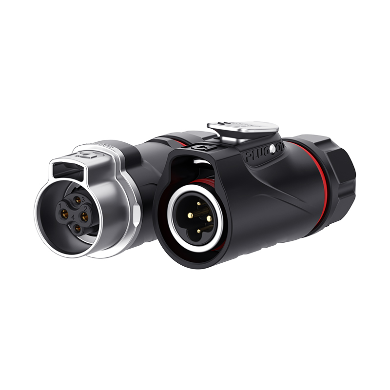 PLG14 2+2芯10A+5A对接套装半金属焊接正装