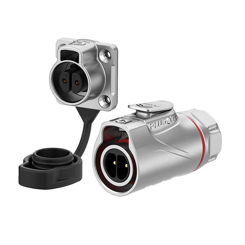 PLG16 2芯10A四孔法兰套装全金属焊接正装