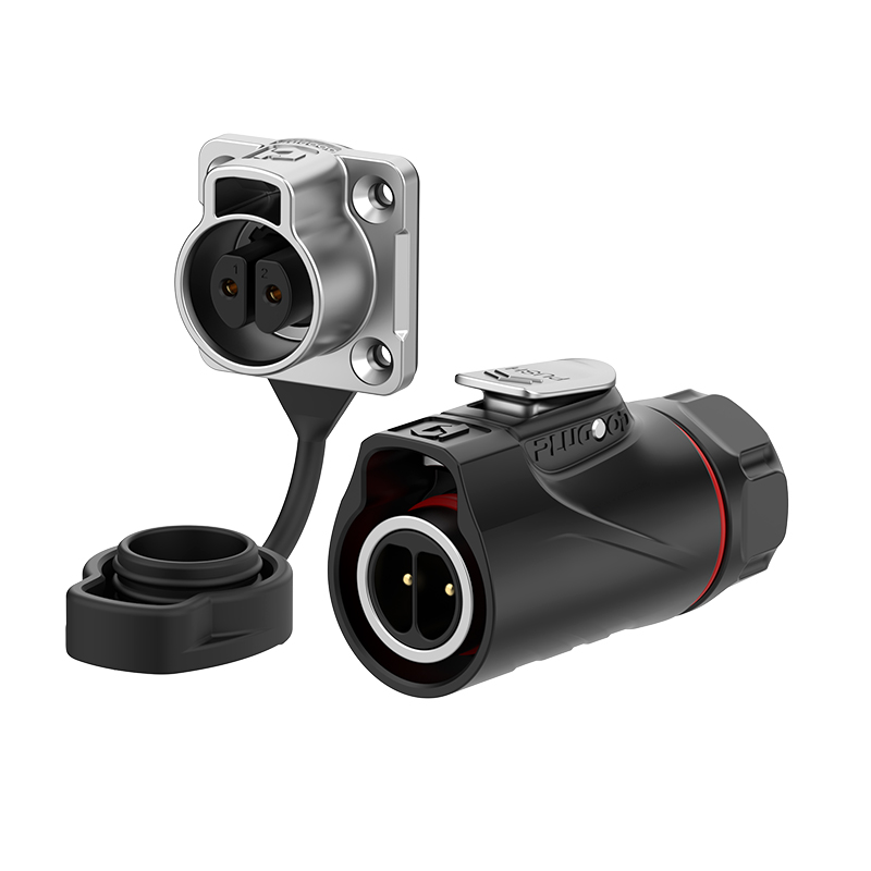 PLG16 2芯10A四孔法兰套装半金属焊接正装