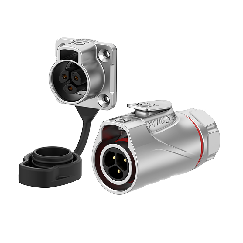 PLG16 3芯10A四孔法兰套装全金属焊接正装