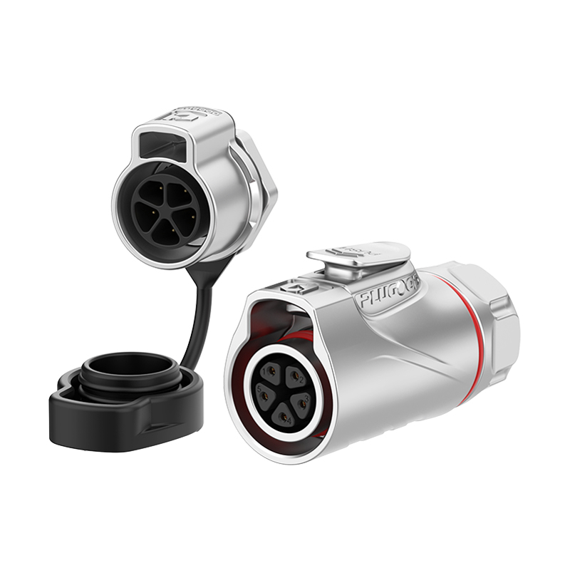 PLG16 5芯5A单孔面板套装全金属焊接反装