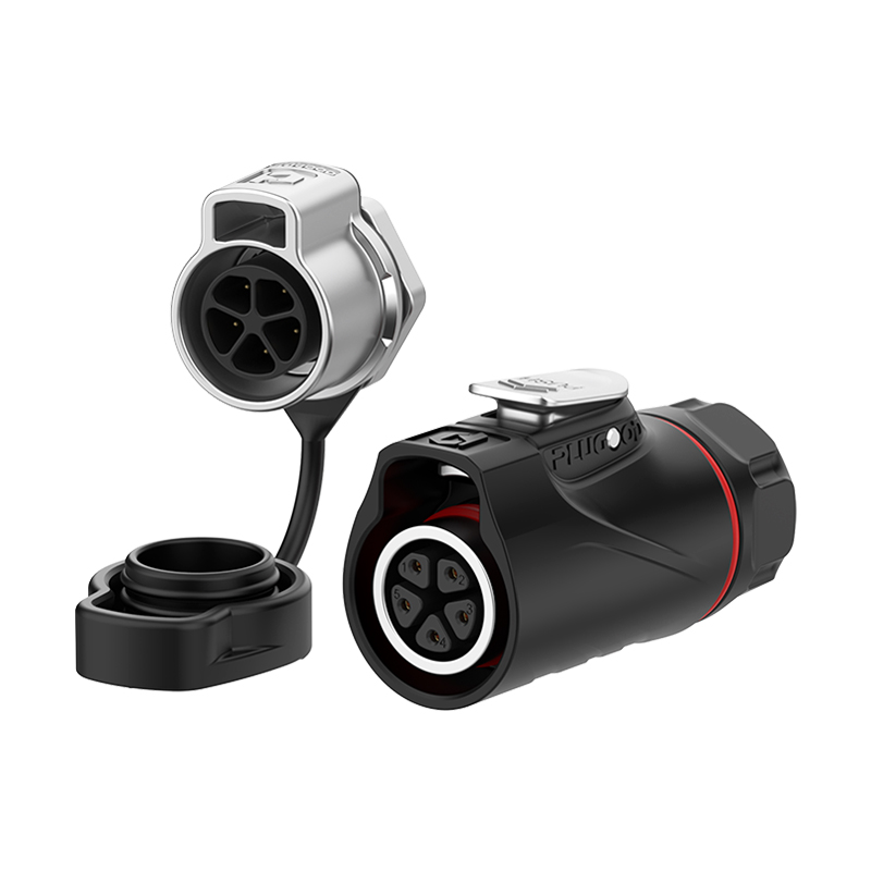 PLG16 5芯5A单孔面板套装半金属焊接反装