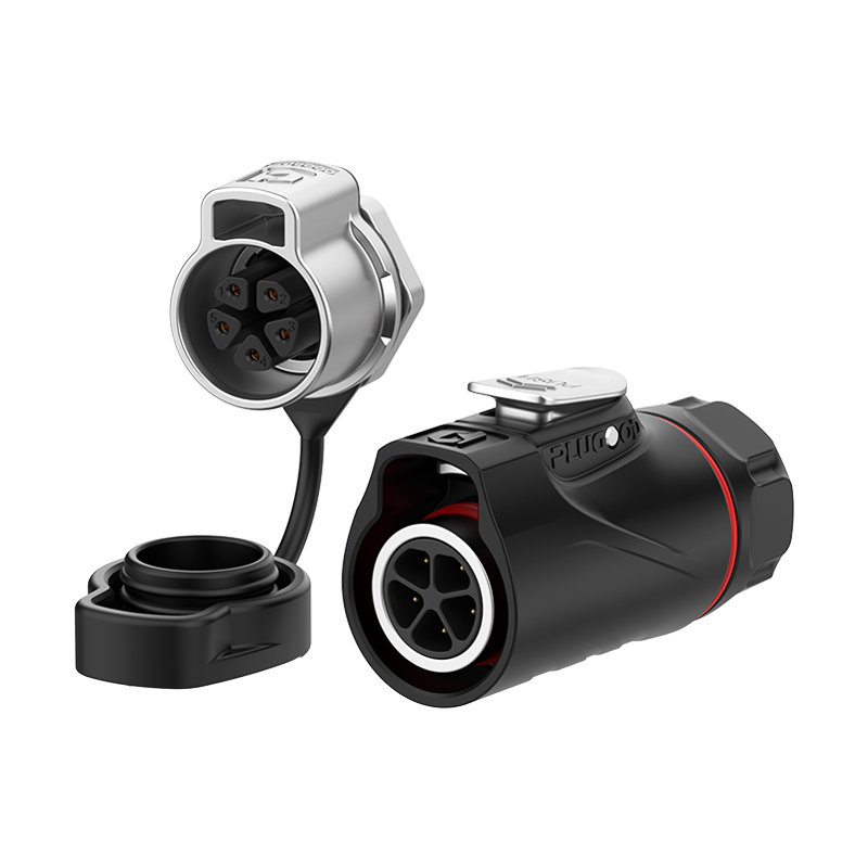 PLG16 5芯5A单孔面板套装半金属焊接正装