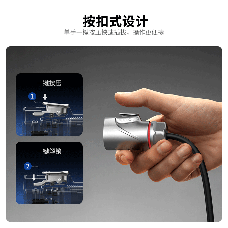 PLG16 2+8芯10A+5A单孔面板套装半金属焊接反装