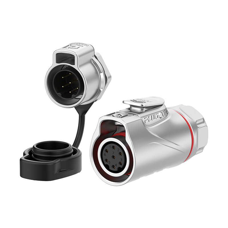 PLG16 7芯5A单孔面板套装全金属焊接反装