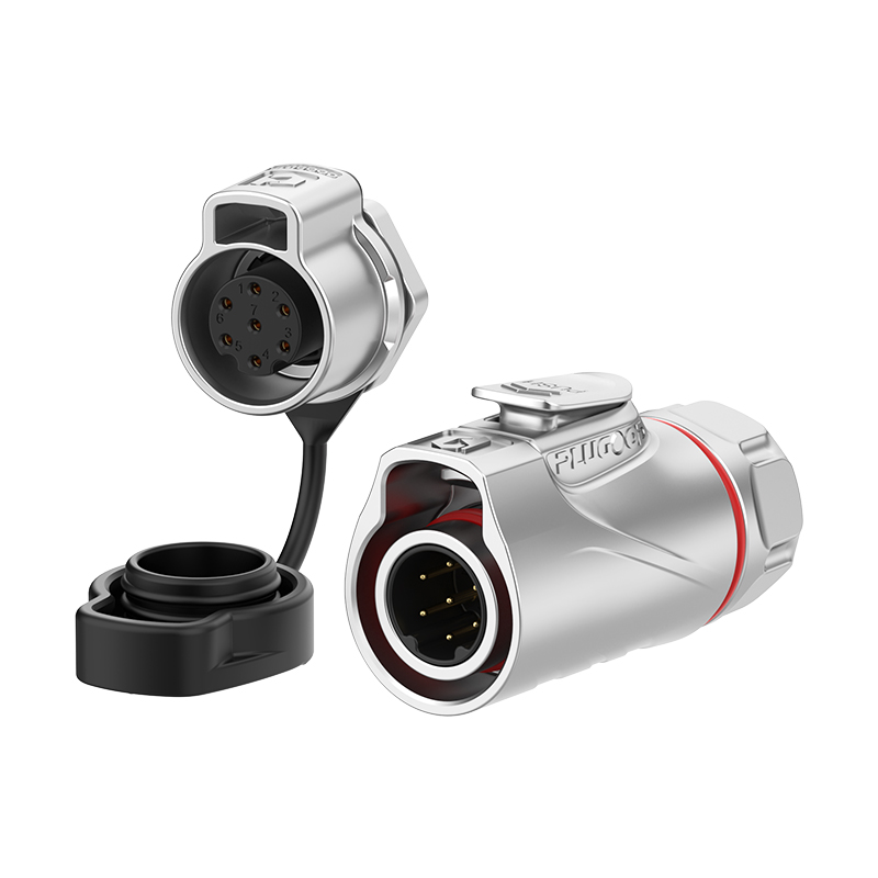 PLG16 7芯5A单孔面板套装全金属焊接正装