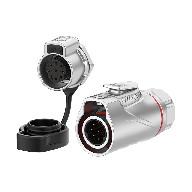 PLG16 9芯5A单孔面板套装全金属焊接正装